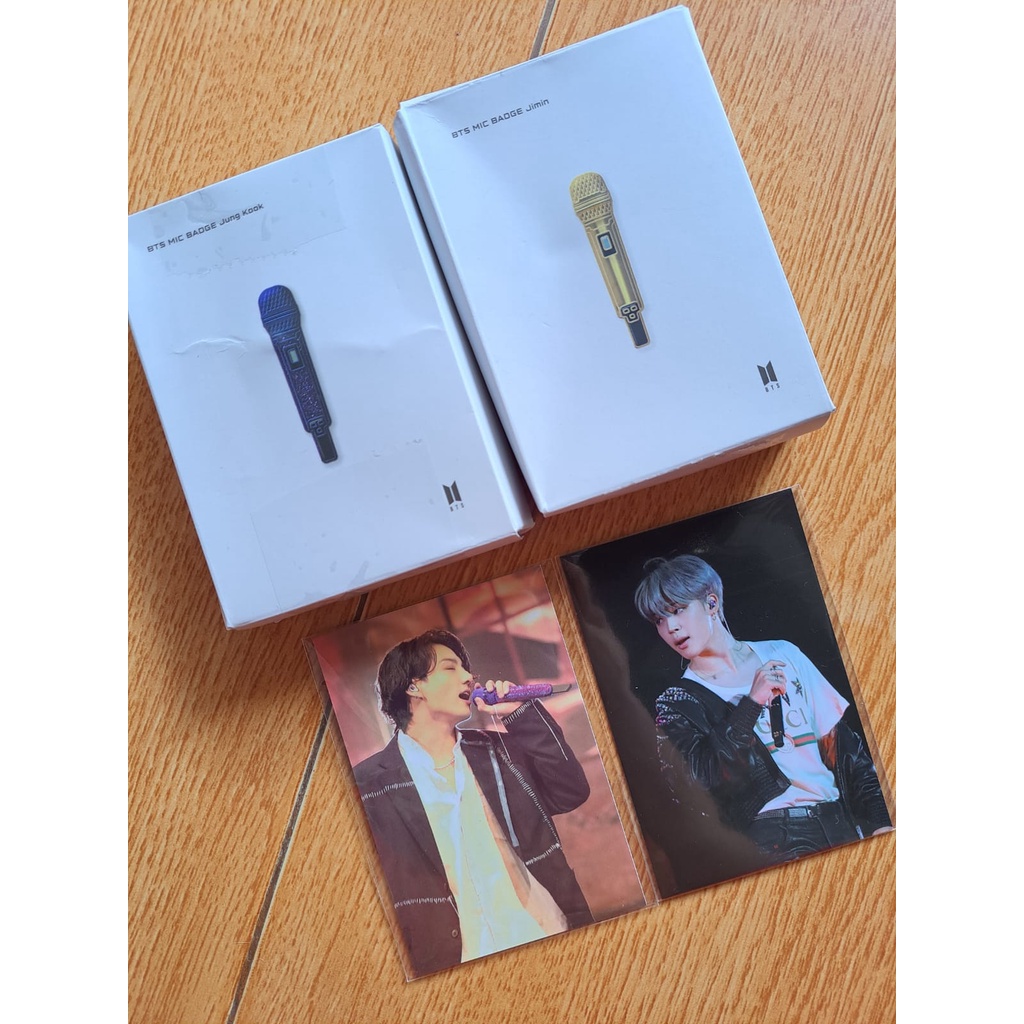 [READY STOCK[ BTS MIC BADGE