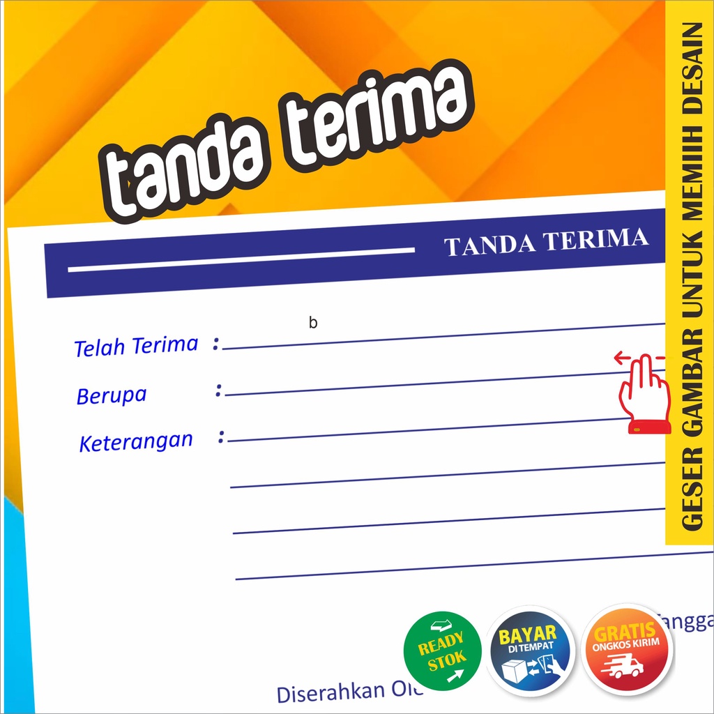 

Nota Tanda Terima isi 50 2 Rangkap - siap kirim