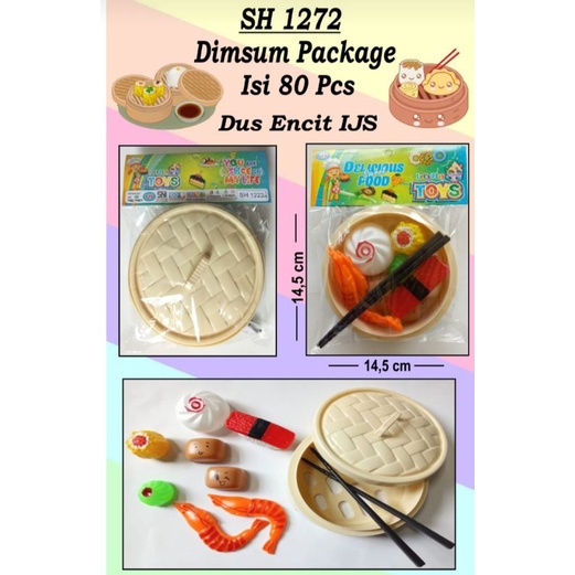 SH 1272 - Mainan Masak Masakan Sushi Jepang Tempat Dim Sum SH1272