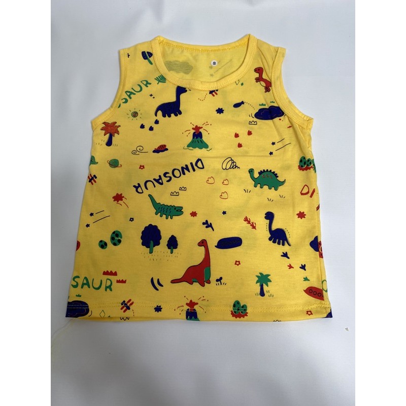 Singlet anak laki-laki full print (DINO) 1-10 tahun