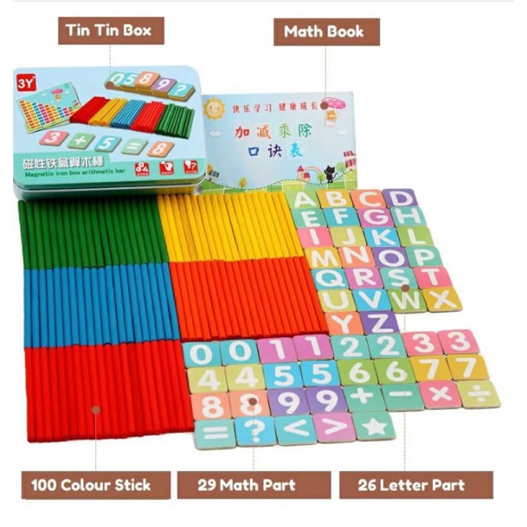 Educational tin box