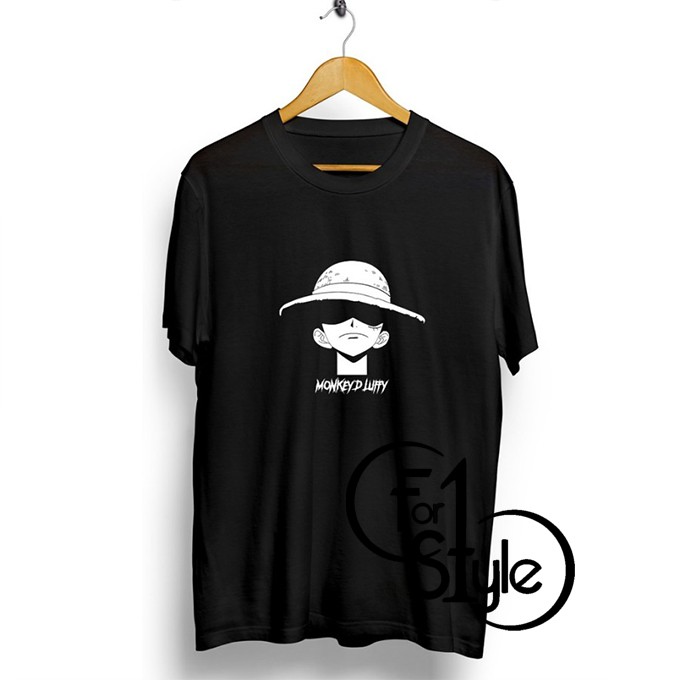 Kaos distro pria JF Monkey D_Luffy T-shirt