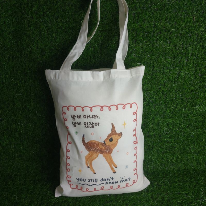 tas blacu/totebag resleting/25x30 cm