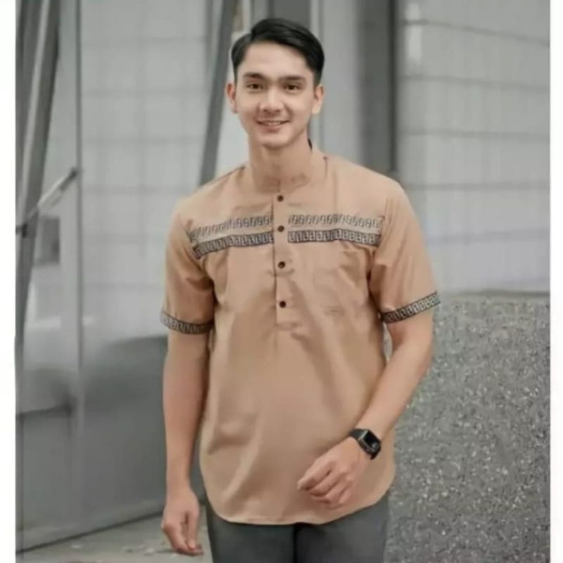 [PREMIUM] FF Kurta Lengan Pendek Bahan Toyobo (M L XL XXL)