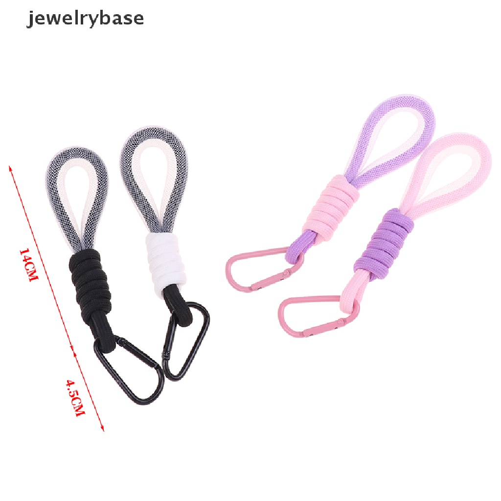 (jewelrybase) Tali Lanyard Mesh Kepang Fluorescent Untuk Gantungan Kunci / Handphone / Tas