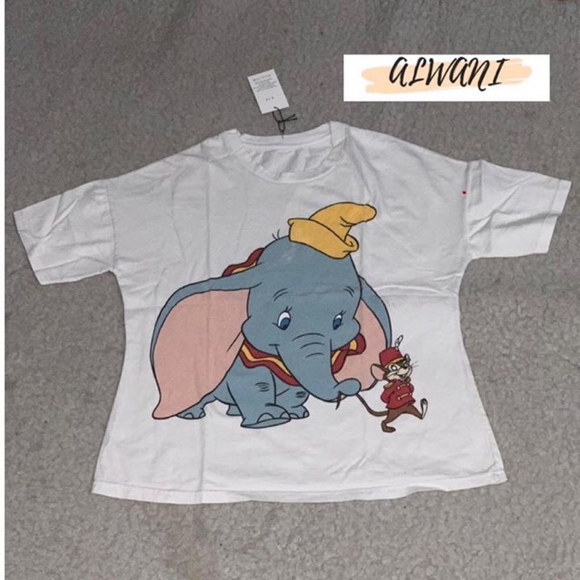 Kaos / tshirt dumbo white
