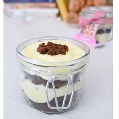 BROWNIES KUKUS COKLAT CHEESE CREAM JAR