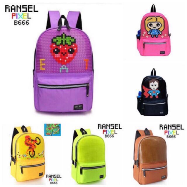 Ransel Lego B666 Ukuran Jumbo