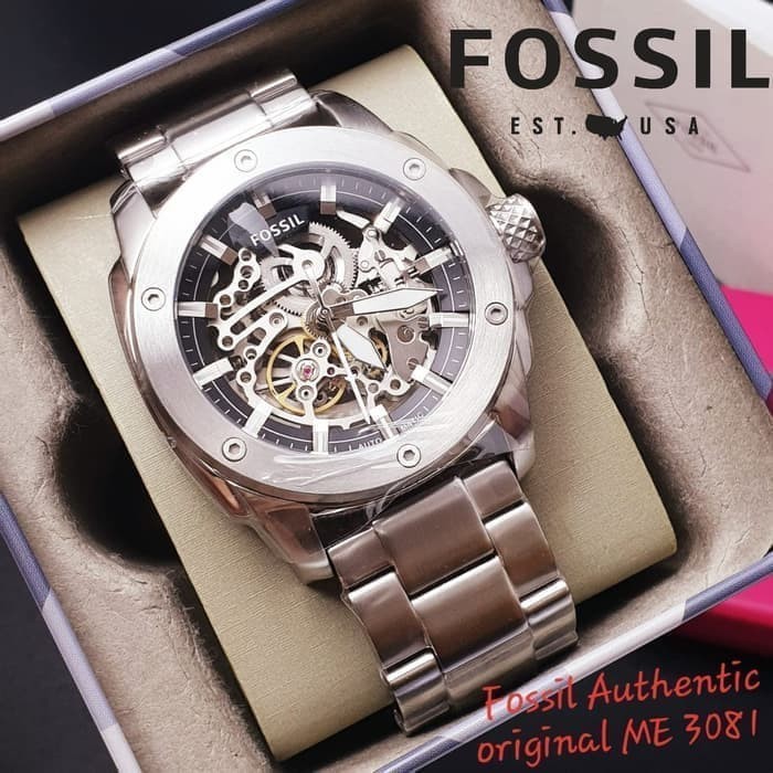 Jam Tangan Pria Fossil ME 3081 / ME3081 Original Automatic / Jam Tangan Fossil Pria ME3081