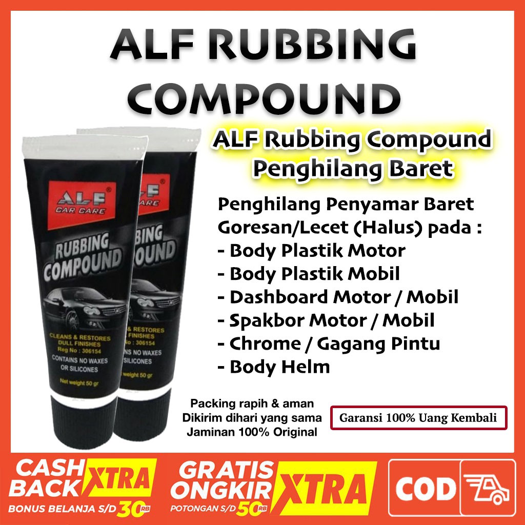 COMPOUND MOBIL ALAT POLES WAX KOMPON BODY MOTOR PENGHILANG BARET BODI GORESAN LECET RUBBING KIT SCRATCH REMOVER