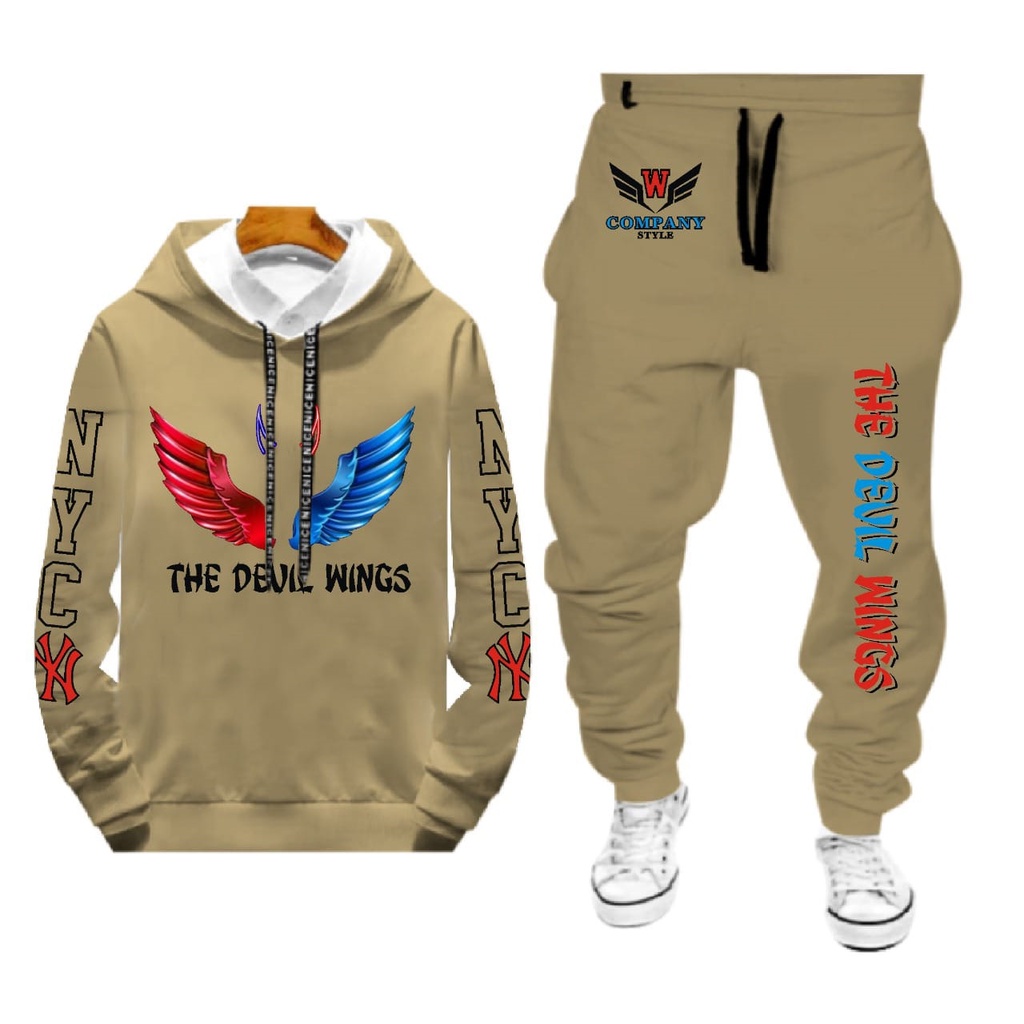 STELAN 1 SET SWEATER DAN CELANA WINGS