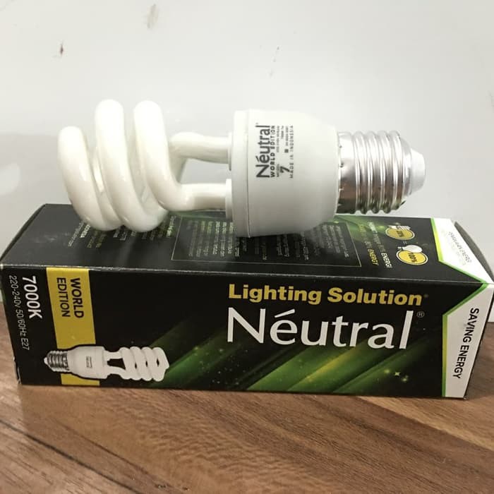 Spiral Neutral 7W 7 Watt 7000K Cahaya Putih Terang Awet Berkualitas