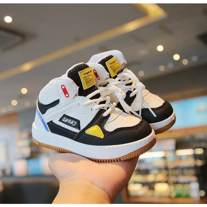 LittleShoes Sepatu Anak Cewek Cowok TERA SNEAKER Size 21-32 Sepatu Boots Import Laki Laki Perempuan