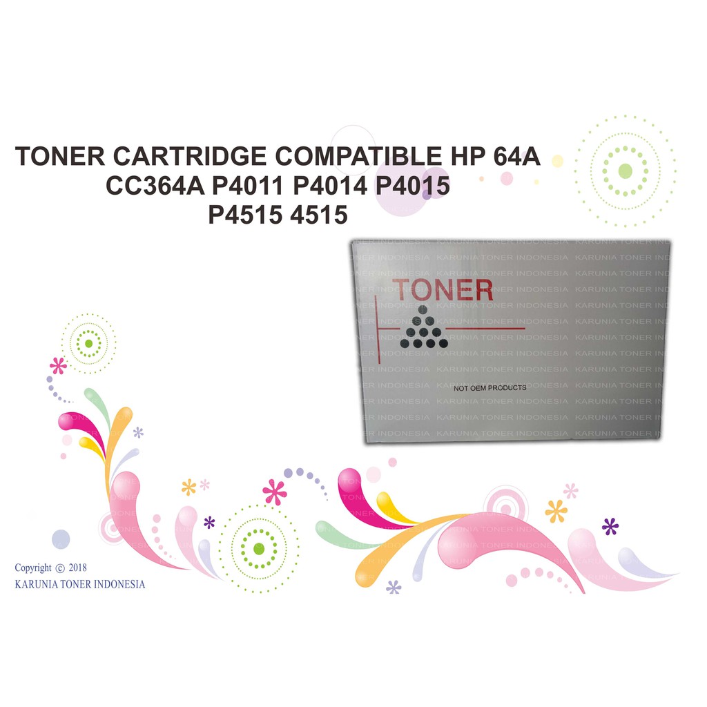 Toner Cartridge Compatible Printer HP Laserjet 64A CC364A P4011 P4014 P4015 P4515 4515