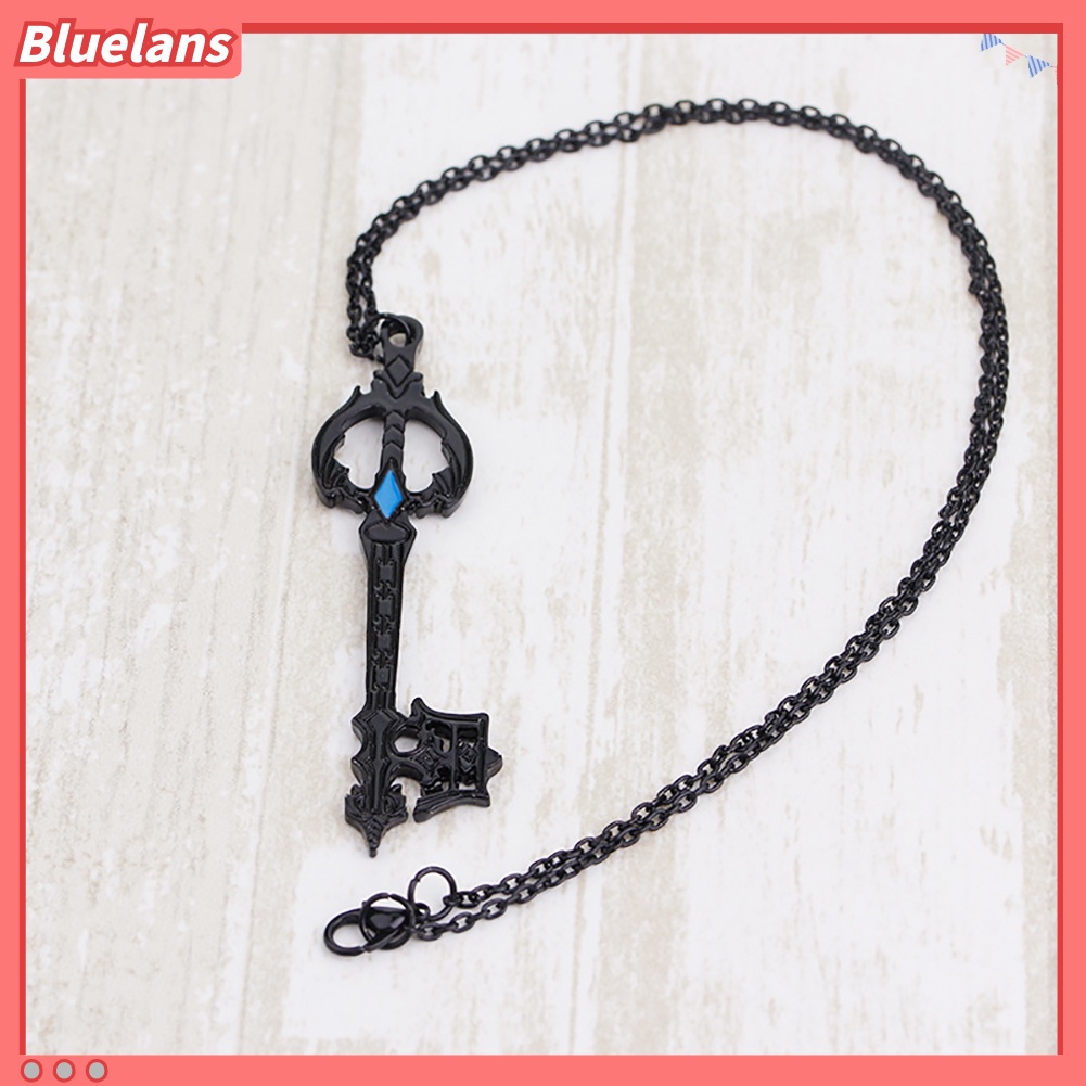 Bluelans Kalung Liontin Anime Kingdom Hearts Oblivion Keyblade Untuk Pria Dan Wanita