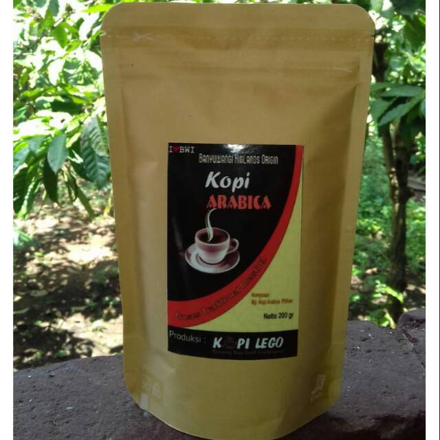 

100% KOPI MURNI | KOPI ARABICA | Kopi Lego | 200gr
