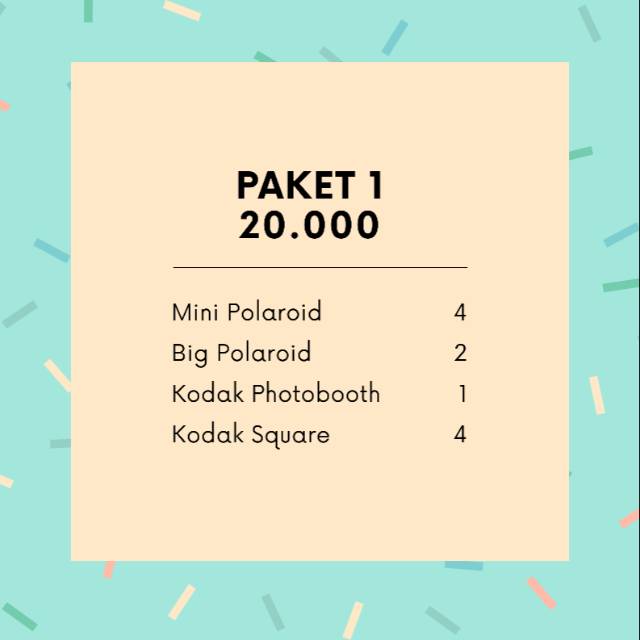 Jual Paket Hemat Cetak Foto Polaroid Indonesia Shopee Indonesia