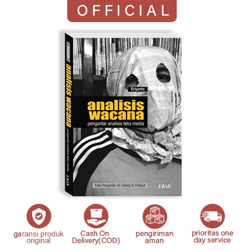 Buku Analisis Wacana ; Pengantar Analisis Teks Media - Eriyanto LKiS