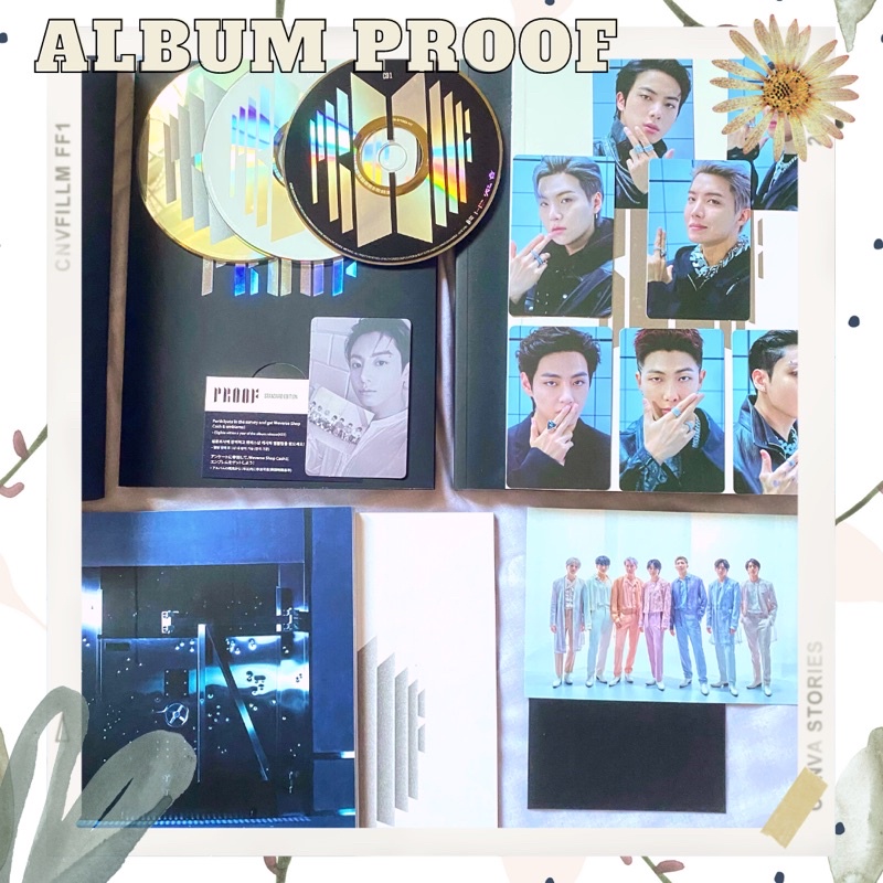 [READY+POSTER] ALBUM BTS PROOF STANDARD STANDAR COMPACT VERSION SEALED WEVERSE POB SUGA PC IN THE SE