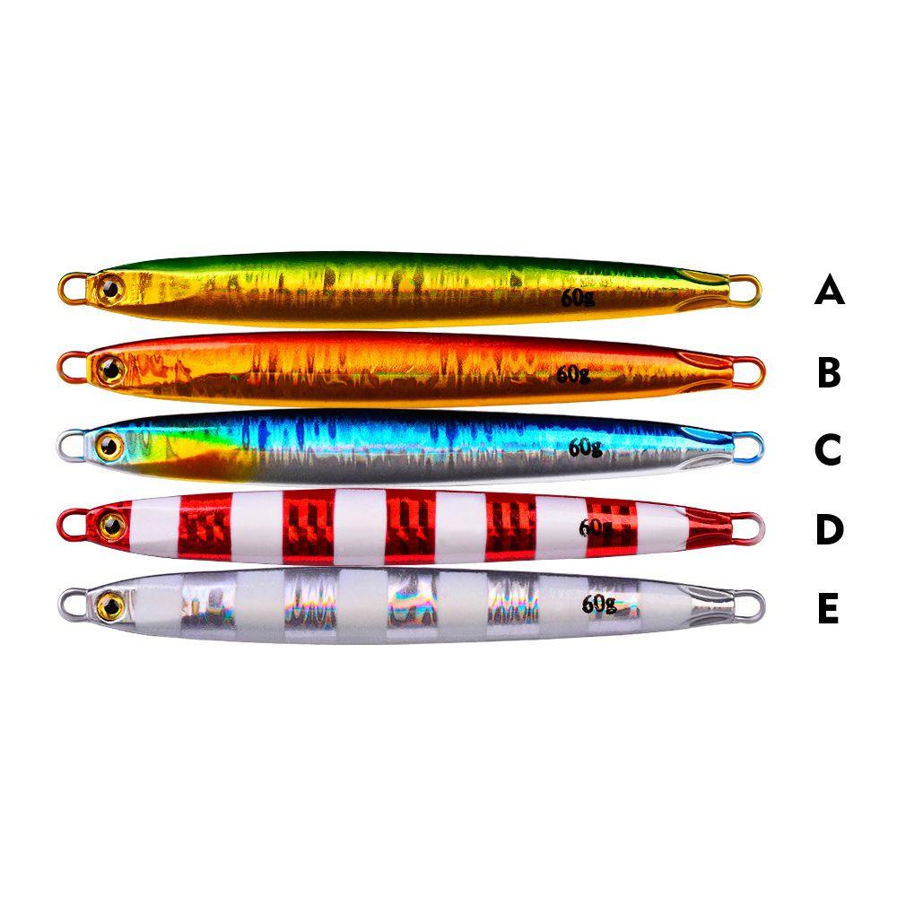 Preva Metal Fishing Lure double hook Top Warna Warni 40G 105mm Lead Casting