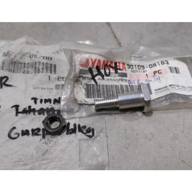 baut penahan panel rem tutup tromol belakang fizr f1zr rxk rxs rxz rzr rxking rx king original yamah