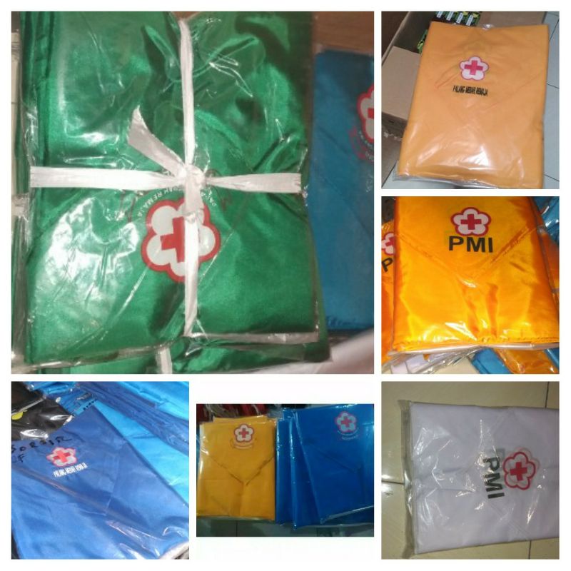 Syal PMI PMR 20 biji sablon Ukuran SMP/ SMA