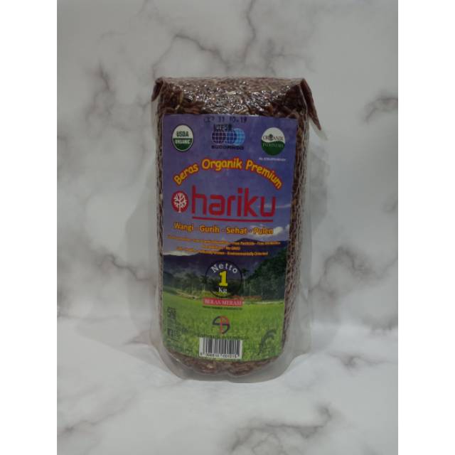 

Beras Merah Organik Premium Hariku 1kg