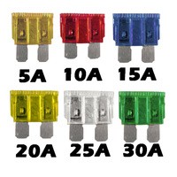 Fuse Mobil 5A/10/15/20/25A/30A Sekring Sikring Tancap Motor Mobil Fuse Blade Besar 19mm DIY