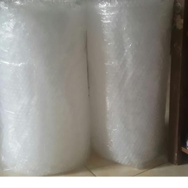 

F⚡ASH SALE Bubblewrap 10M X 1.25M khusus bandung plastik bubble wrap meteran buble warp bening hitam