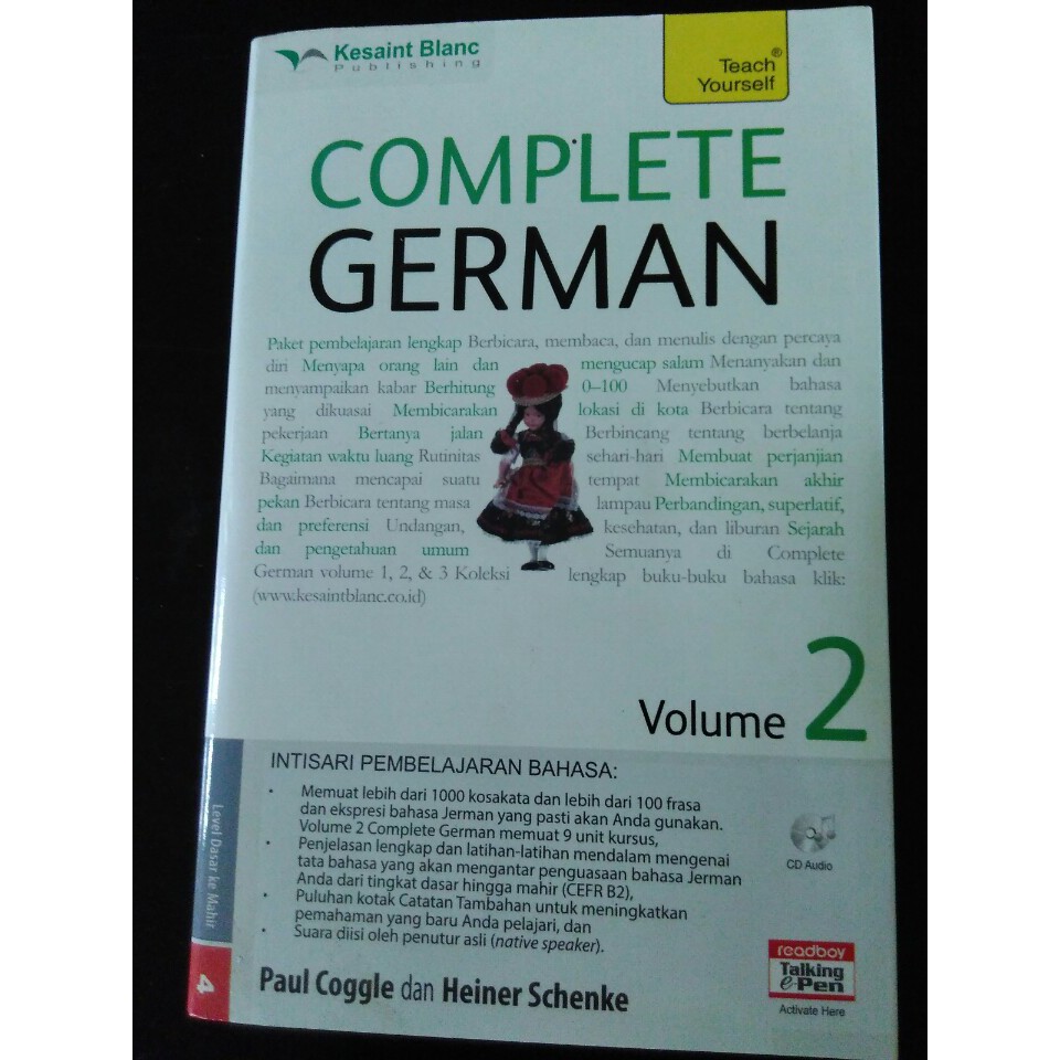 Kesaint Blanc - Complete German Volume 2 + CD Audio + CD Audio