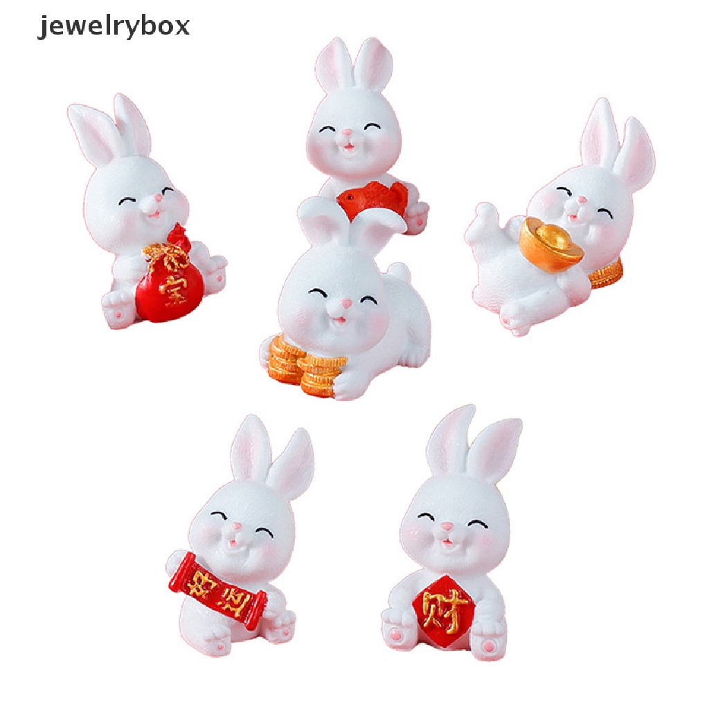 (jewelrybox) Miniatur Kelinci Zodiak Cina Untuk Dekorasi Rumah Boneka