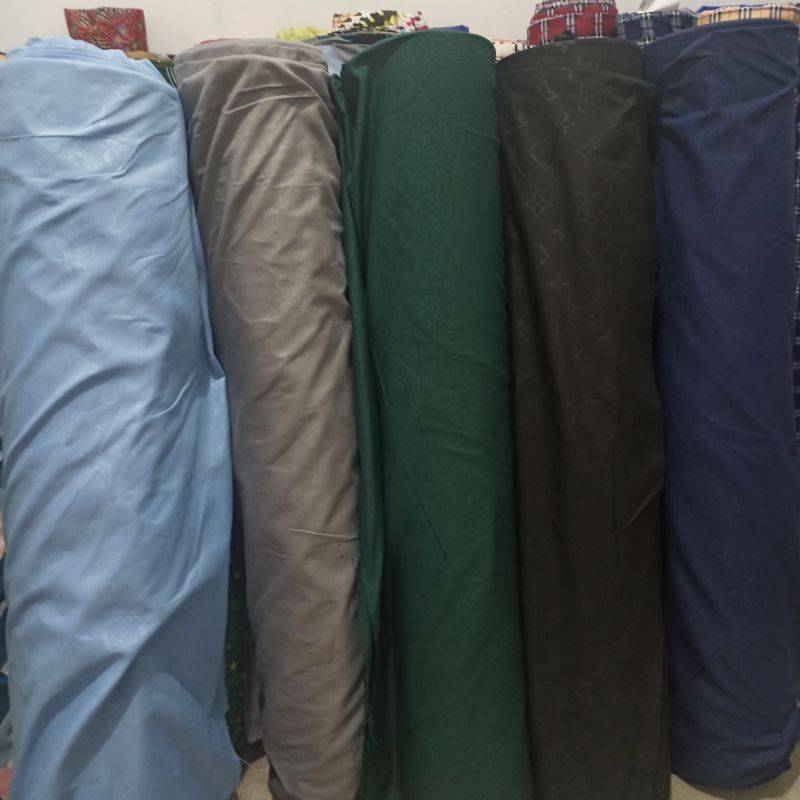 KAIN SPREI POLOS KATUN DISPERSE EMBOSS MUKENA PIYAMA SPREI GORDEN