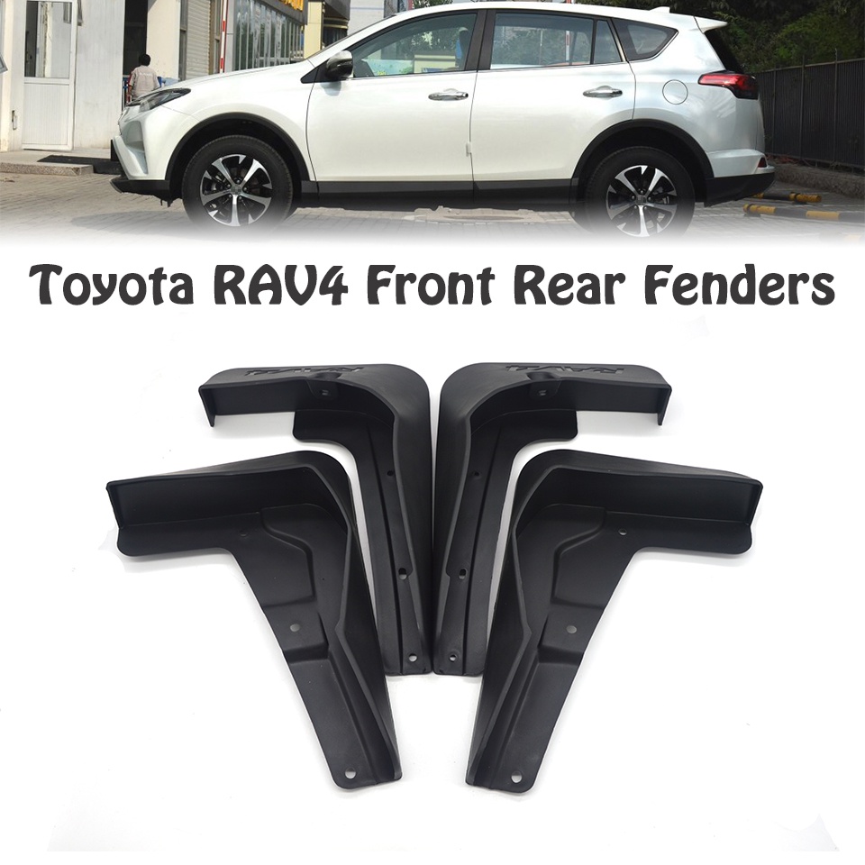 1 Set Mud Flap Pelindung Splash Untuk Fender Mobil Toyota RAV4 2016 2017 2018