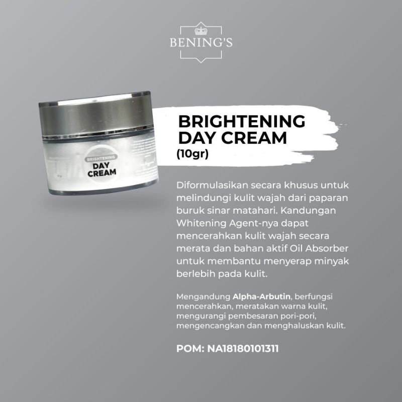 DAY CREAM BENINGS SKINCARE DR. OKY PRATAMA