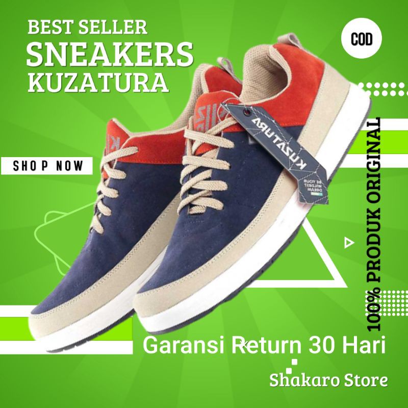 Jual Sepatu Sneakers Pria Original Berkualitas Super Nyaman Dipakai