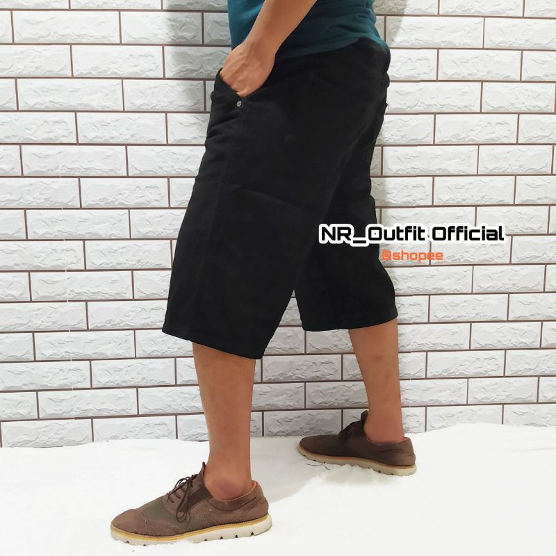 Celana Jeans Pendek Pria Borju Jumbo Kombor Levis Cowok Big Size 27-44 NR_Outfit Official COD