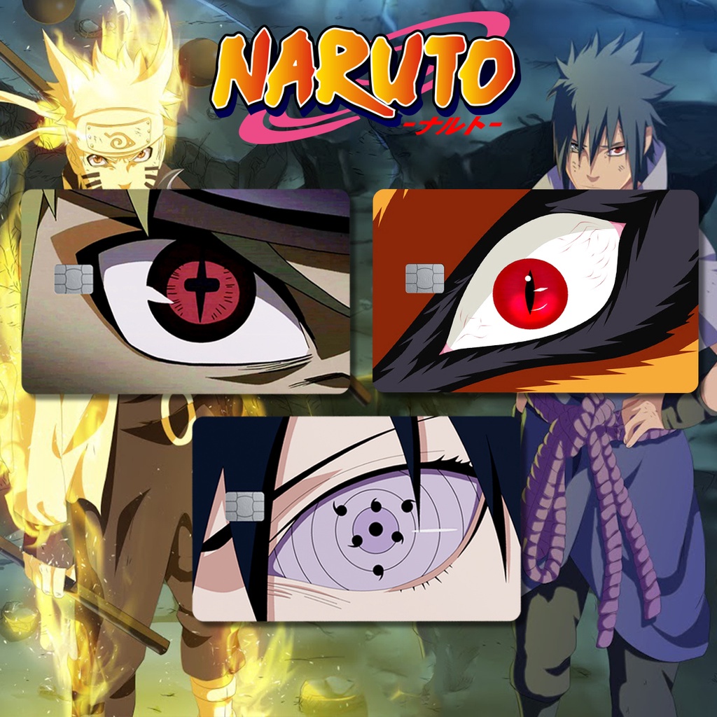 

NARUTO EYES | GARSKIN / STICKER KARTU ATM / SKIN KARTU ATM / DEBIT / CREDIT / EMONEY / FLAZZ