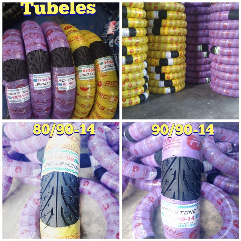 Terlaris Ban Motor Tubles 80/90-14&90/90-14 Ban Metik Ban Tubles Variasi Motor Vario Beat Mio Ban