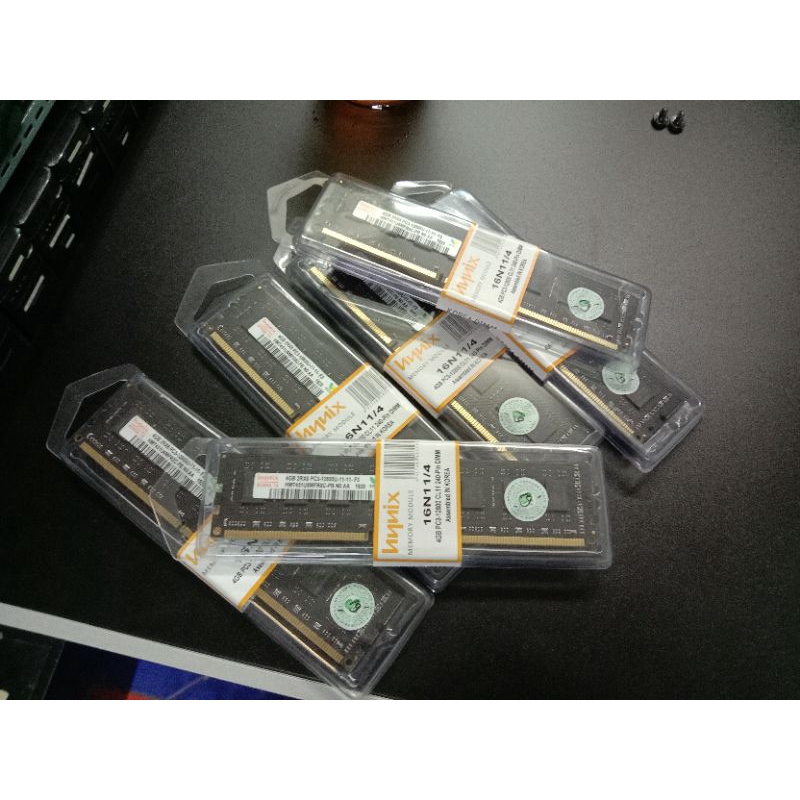 ram Hynix 4gb DDR3 PC 10600U dan 12800U
