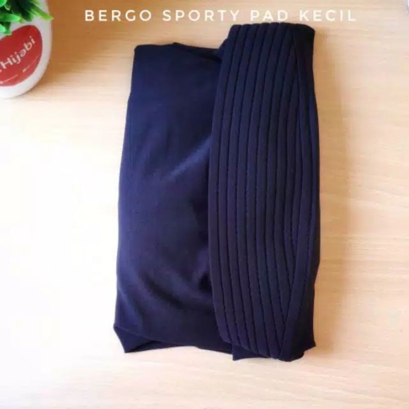 HIJAB SPORT PET KECIL ANTEM JERSEY-Hitam