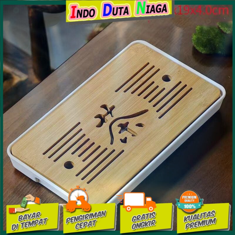 NLSLASI Tatakan Teh China Bamboo Tea Tray - NL29