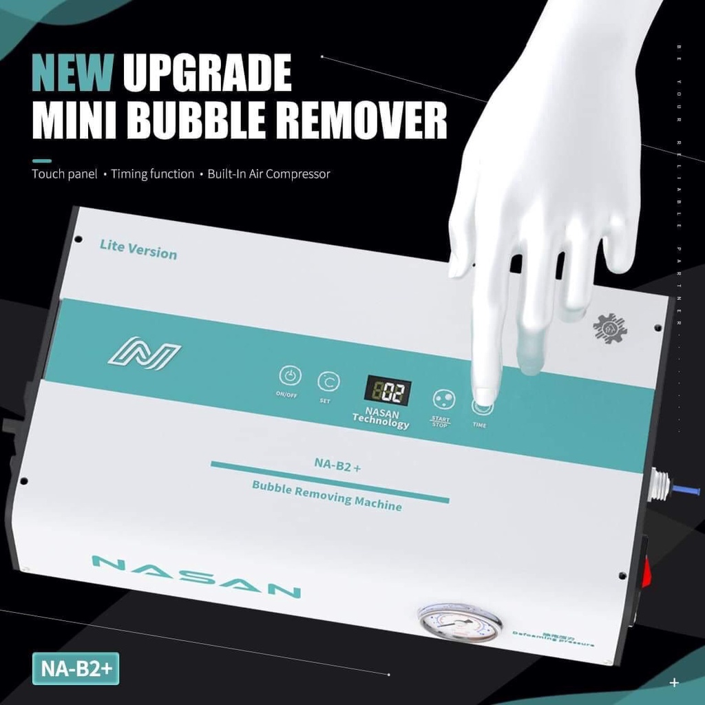 MESIN VAKUM BUBBLE REMOFER NASAN NA-B2+ KOMPRESOR ORIGINAL