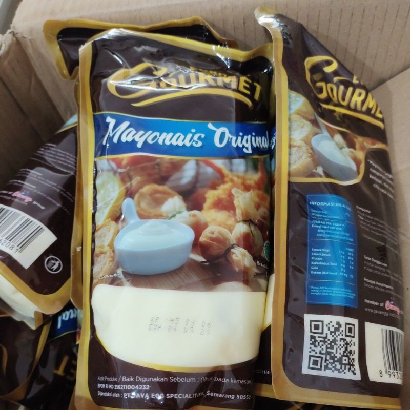 

euro gourmet mayonais ori 1 kg/dus