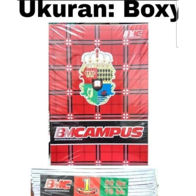 

BUKU TULIS CAMPUS 50LEMBAR BOXY (10 Buku)