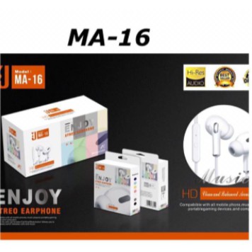 HF-Realme MA16 - Headset Stereo Earphone Realme MA16