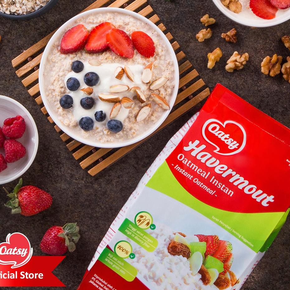 

Siap Kirim.. OATSY Instant Oatmeal 750g (Free Container)
