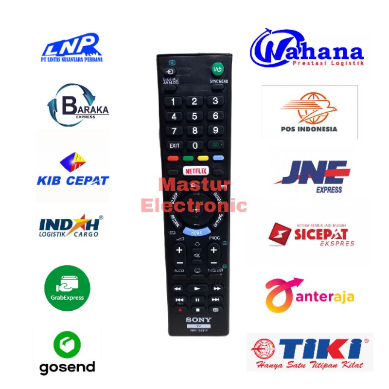 REMOTE REMOT SMART TV LED SONY RMT-TX200P RMT-TX201P ORIGINAL PABRIK