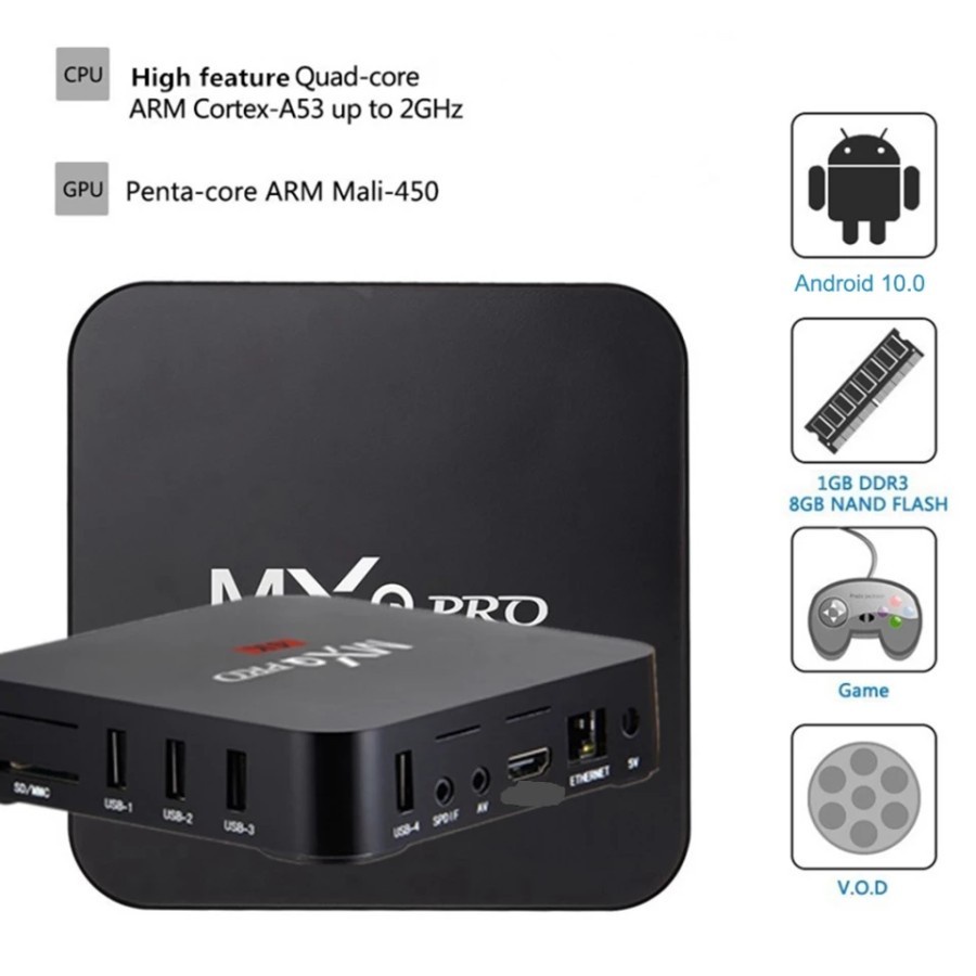 Android TV BOX Android MXQ Pro 4K Internet TV MXQ