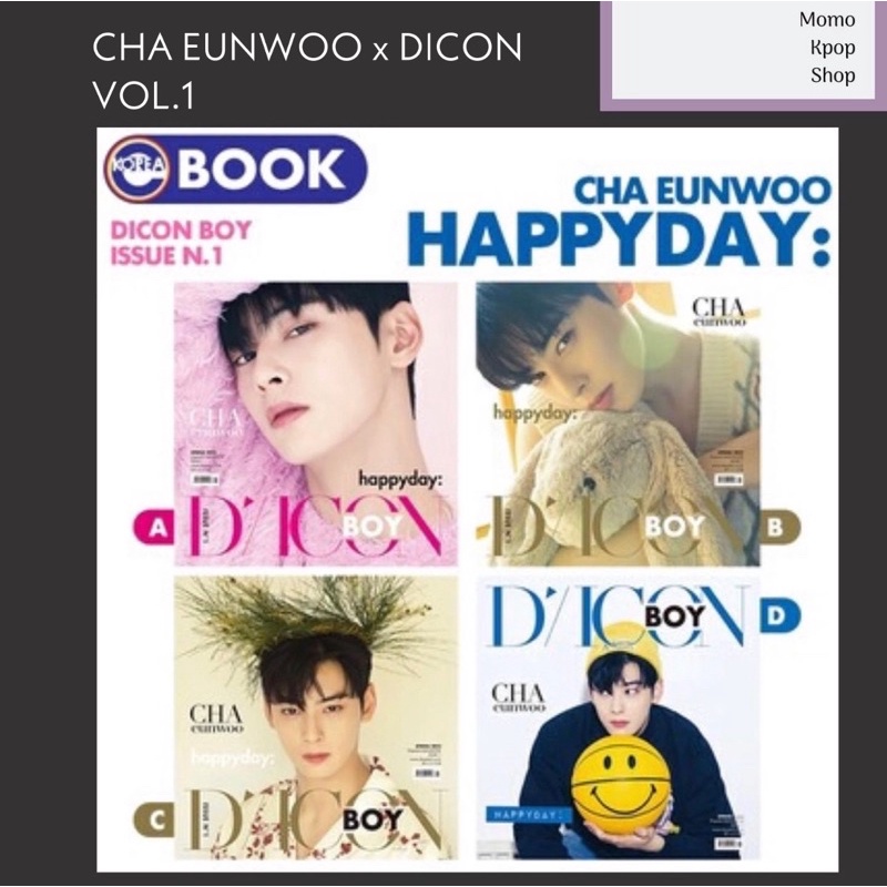 ASTRO Cha Eunwoo Official DICON Vol.1 Photobook