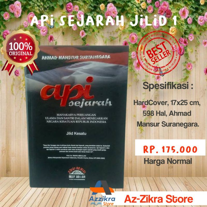 Buku Api Sejarah  Sejarah Indonesis Terlengkap Jilid 1 100% Original